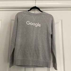 Google Youth Sweatshirt, Size S, Color Gray, White